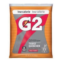 Gatorade 13441 Gatorade 19.4 Ounce G2 Powder Concentrate Instant Powder Package Fruit Punch Electrolyte Drink - Yields 6 Gallons